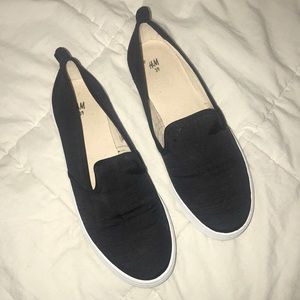 black slip on sneakers